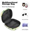 Women's Period Product Storage Bag, Tropical Leaves, Zipper Pouch view 4