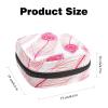 Pink Peacock Period Storage Bag with Zipper view 2
