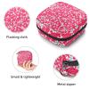 Portable Zippered Menstrual Product Storage Pouch with Japanese Cherry Blossom Print view 3