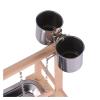 Bird Activity Center with Stand, Ladder, Hammock and Feeder for Cockatiels and Parrots view 4