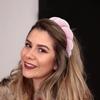 Mimi and Co Spa Headband for Women, Terry Cloth, Skincare, Makeup, Shower, Pink + Bracelets view 2