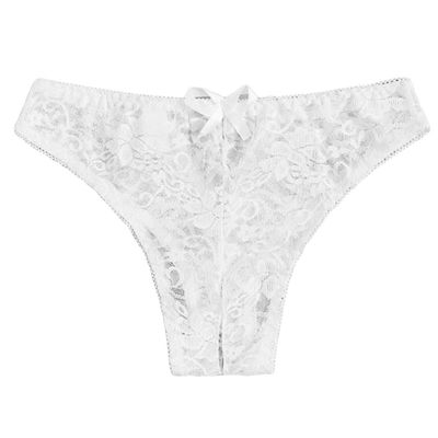 Fulidngzg Women's Sexy Open Thong, Lace Ouvert G-String Underwear