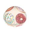 Donut Shower Cap Sweet Dessert Food Chocolate Love Heart Cake Colorful Large Waterproof Reusable Cap for Women, Men, Girls, and Long Hair view 1