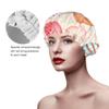 Donut Shower Cap Sweet Dessert Food Chocolate Love Heart Cake Colorful Large Waterproof Reusable Cap for Women, Men, Girls, and Long Hair view 3