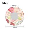 Donut Shower Cap Sweet Dessert Food Chocolate Love Heart Cake Colorful Large Waterproof Reusable Cap for Women, Men, Girls, and Long Hair view 4
