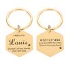 Personalized Square Dog Tag view 1