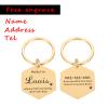 Personalized Square Dog Tag view 2