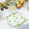 PartyKindom 40-Count Clover Paper Napkins with Four-Leaf Clover Pattern view 4