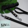 Gray Rubberized Leash, 25 mm, 7 m, No Loop, Silver Scissor Hook view 1