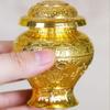 Alipis Decorative Buddha Offering Bottle in Gold view 4