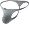 Faringoto Men's Thong, Low-Rise, Solid Color, Sizes S-XXL, 6-Pack, L view 3