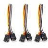 5 pcs 200 mm 2.54 mm Male-Female Clamp Wire, Double Bare-Wire Connector, Male-to-Male, 8P view 1