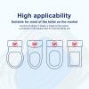 Cat Toilet Training Kit, Removable and Reusable, White/Blue view 2