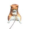 Cute Fishing Cat Statue Ornament view 1