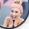 Chuangdi Spa Headbands for Women, Soft Terry Cloth, 3-Pack, Pink view 4
