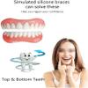 WoCOyo Top and Bottom Instant False Teeth Veneers, Silicone Cosmetic Teeth, 9 Pairs view 4