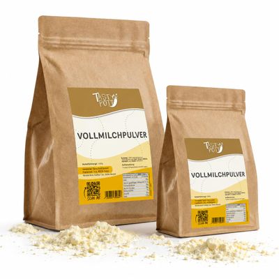 Tasty Pott Whole Milk Powder, Spray-Dried, 1,000 g
