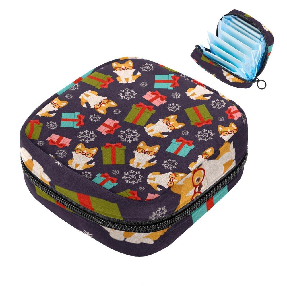 Cute Corgi Pattern Period Bag