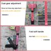 KADEUX Kids' Folding Forearm Crutch, Height-Adjustable Aluminum Alloy, Pink view 3