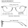 VEVESMUNDO Blue Light Blocking Reading Glasses, Modern Full-Rim Frame, Gray, +3.0 view 2