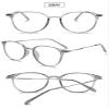 VEVESMUNDO Blue Light Blocking Reading Glasses, Modern Full-Rim Frame, Gray, +3.0 view 3