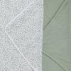 Meyco Baby Cheetah/Uni Hooded Towels, 2-Pack, 80 x 80 cm, Forest Green view 2