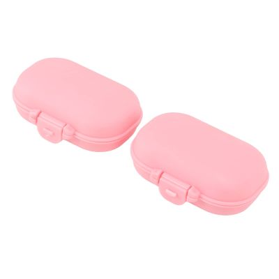 TOPINCN Medical Case, Large Capacity, Easy to Clean, Safe, 4 Compartments, 7-Piece Travel Medicine Organizer (Pink)