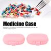TOPINCN Medical Case, Large Capacity, Easy to Clean, Safe, 4 Compartments, 7-Piece Travel Medicine Organizer (Pink) view 3