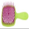 Janeke Superbrush Small Body Brush, Green, Curly, Fuchsia view 1