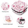 Heart-Shaped Period Product Storage Bag with Zipper view 3