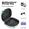 Women's Menstrual Product Storage Bag with Zipper, Anchor Pattern view 4