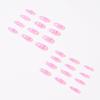 Baokuan Pink Valentine's Day Heart Pattern Press-On Nails view 3