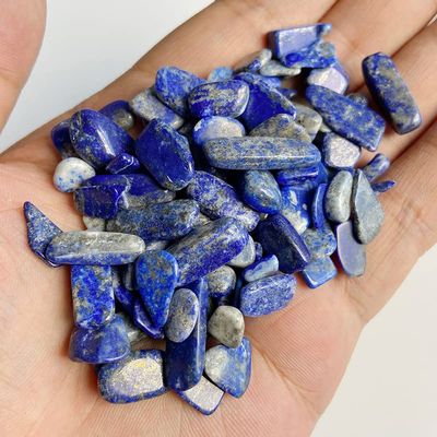 HZLXF1 Black-White Natural Crystal Quartz Chips, Moonstone Obsidian, for Vase Fillers, Aquarium Gardens and Fountains (Color: 37 Lapis Lazuli, Size: 20 g)