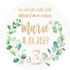 Personalized Fondant Cake Topper for Birthday or Communion with Custom Name and Date view 1