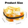 Orange Fruit Background Sanitary Napkin Storage Bag view 3