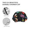 Reusable Galaxy Shower Cap with Stretchable Edge view 4