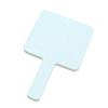 Jojomis Women's Handheld Makeup Mirrors, Modern Square, 12 x 12 cm, White, 4-Piece Set view 1