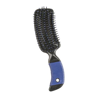 Jojomis S-Shaped Hair Brush with Air Cushion, Scalp Massage, Anti-Static, Purple