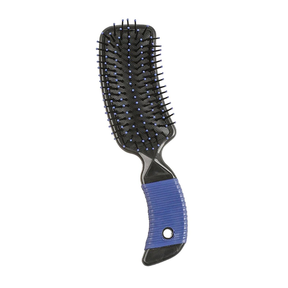 Jojomis S-Shaped Hair Brush with Air Cushion, Scalp Massage, Anti-Static, Purple
