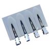 Jojomis Seamless No-Crease Hair Clips, White, 4-Pack view 4