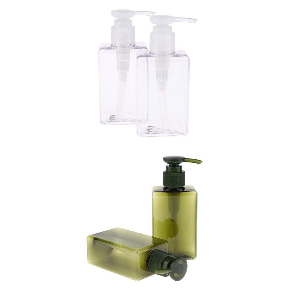 Jojomis Empty PET Pump Bottles, 150 ml, 4-Pack