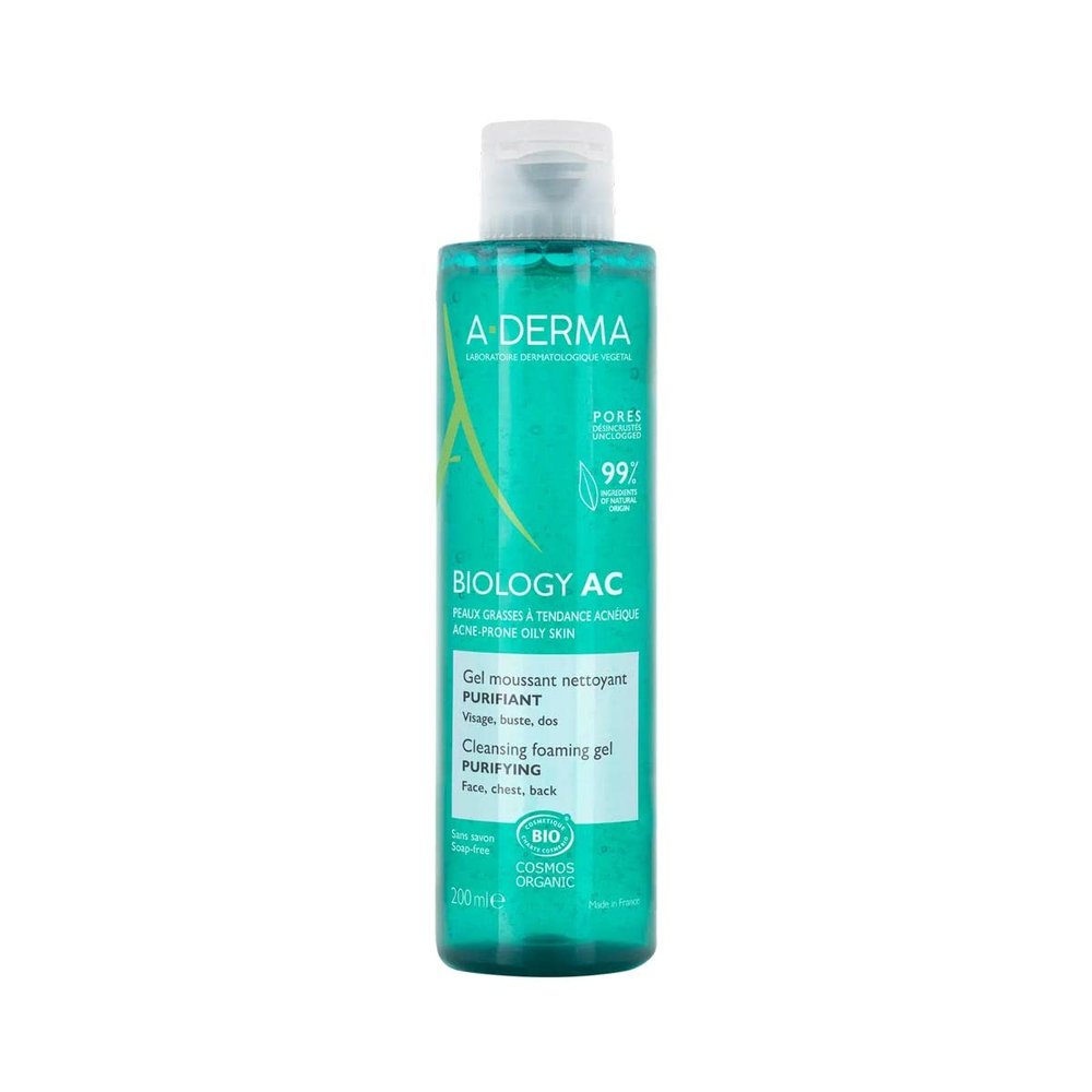 A-Derma Biology AC Purifying Foaming Gel, 200 ml
