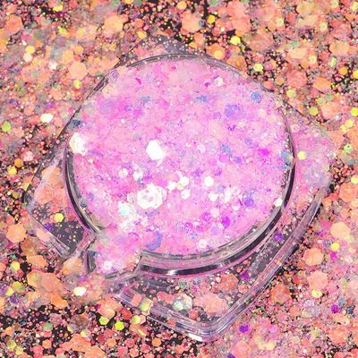 1 pc Multicolor Collection Superfine Nail Glitter Powder for Nail Decoration, Gradient, HY-46, 10 g