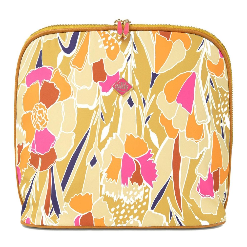 Oilily Chelsey Cosmetic Bag Carnation, Green Sulphur Multicolor