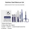 7-Piece Stainless Steel Manicure and Pedicure Set with Case, Blue view 2