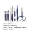 7-Piece Stainless Steel Manicure and Pedicure Set with Case, Blue view 3