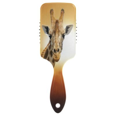 Hair Brush for Women and Girls, African Giraffe Paddle Brush with Air Cushion Comb for All Hair Types