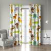HOSIMA Forest Animal Blackout Curtains with Grommets, 2-Pack, 140 x 260 cm view 2