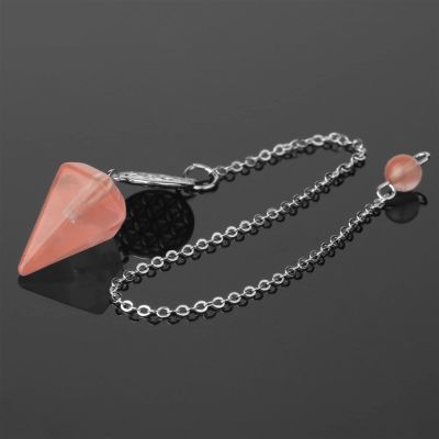 ICAMAS Crystal Pendant Flower of Life Dowsing Pendulum