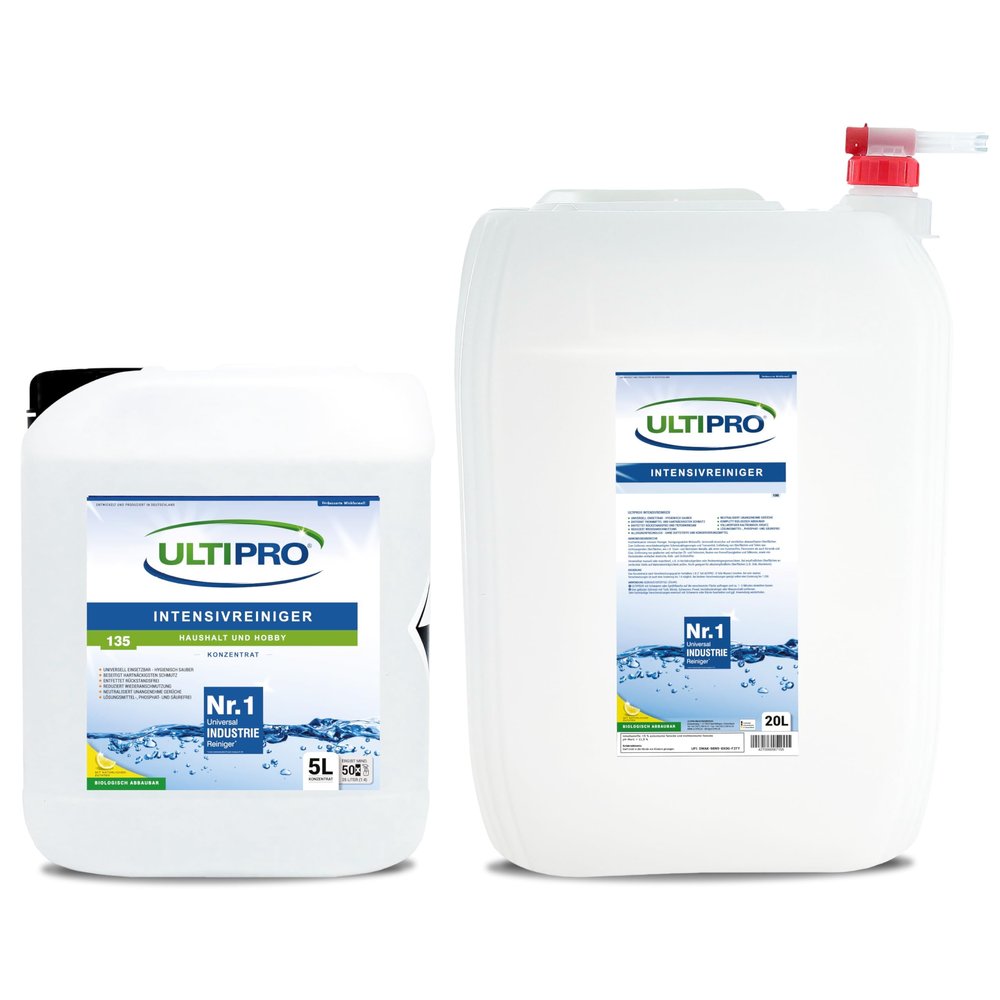 5 L Universal Cleaner Concentrate with 20 L Mixing Canister for Home, Hobby, Workshop and Facades